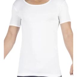 VIP White Cotton Regular Fit Vest (Pack Of 4)-image-91