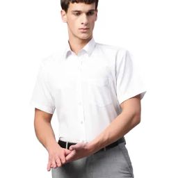 English Navy White Short Sleeves Shirt-image-61
