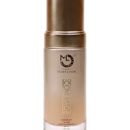 Matt Look High Coverage Waterproof Oil Free Matte Foundation SPF 25 FS 02 Natural - 45 gm image 2