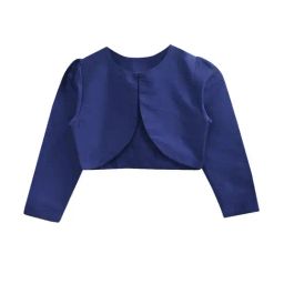 A.T.U.N. Navy Solid Full Sleeves Shrug-image-14