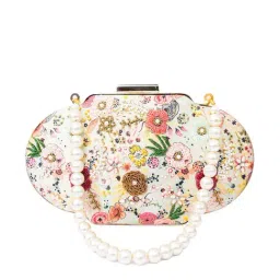 NR by Nidhi Rathi Multicolor Fabric Clutch-image-39