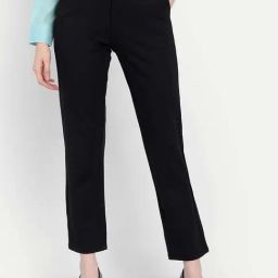 Broadstar Black High Rise Trousers-image-101