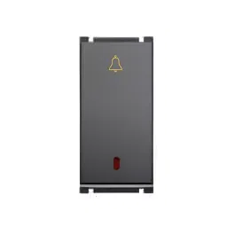 Goldmedal Bell Push Switch with LED Indicator Air Aura 10 A 1 Module, 181505-picture-12