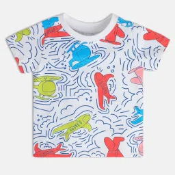 MINIKLUB Kids Multicolor Color Block Dungaree with T-Shirt image 3