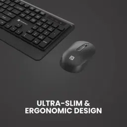 Portronics Key5 Combo Multimedia Wireless Keyboard & Mouse Combo (Z Black) image 2