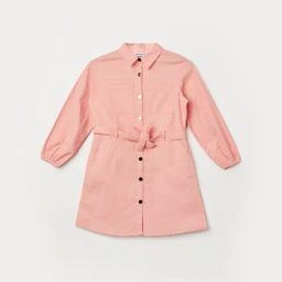 Fame Forever by Lifestyle Girls Peach Regular Fit Dress-image-22