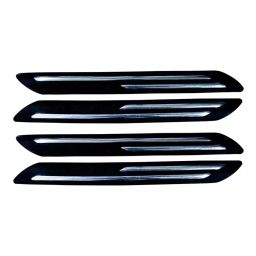 Auto Pearl Plastic & Stainless Steel Car Bumper Guard for Maruti Suzuki Ritz Black/Silver (Pack of 4 Pcs)-39