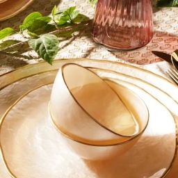 Pure Home and Living Beige Dune Glass Small Bowls - Set of 2-19
