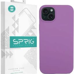 Sprig Liquid Silicone Magnetic Back Cover for Apple iPhone 15 Plus (Purple)-image-80