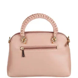 Mochi Pink Textured Medium Handbag image 3