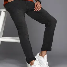 Louis Philippe Jeans Men Slim Fit Low-Rise Light Fade Stretchable Jeans-image-67