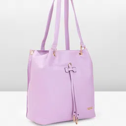 Fastrack Solid PU Structured Shoulder Bag with Drawstring Detail image 2