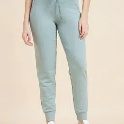 Sweet Dreams Green Cotton Solid Jogger-picture-4