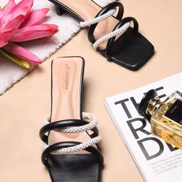TRYME Ethnic Stiletto Sandals-41