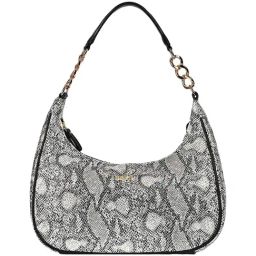 Eske Silver Animal Effect Medium Hobo Handbag-32