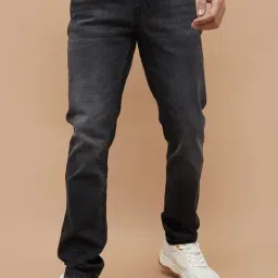 Forca By Lifestyle Black Slim Fit Jeans-image-48