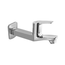 Essco by Jaquar Long Body Bib Cock Chrome Finish with Wall Flange, STE-107107-image-31
