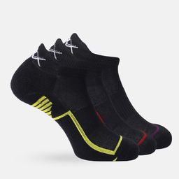 HRX by Hrithik Roshan Men Pack Of 3 Ankle Length Black Half Terry Socks-32