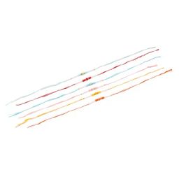 NVR Multicolor Artificial Stones & Pearls Rakhi - Set of 6 image 4
