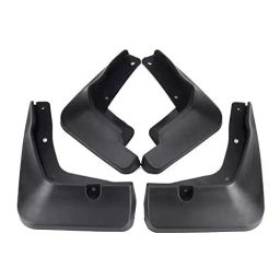 Auto Pearl Mud Flap/Splash Guard ‎ABS Plastic Black Compatible For Chevrolet Enjoy Cup Fitting Cup Type (Set of 4)-33