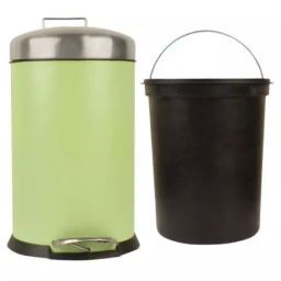 OPR 8 L Green Stainless Steel Pedal Dustbin 1 Pc-image-43