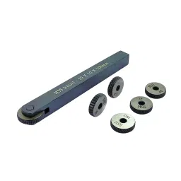 A.D INTERNATIONAL 1 Wheel Knurling Tool Diamond and Straight Pattern with 5 Spare HSS Knurls and 10 x 10 x 100 mm Holder Size, 10-KT-104-image-10
