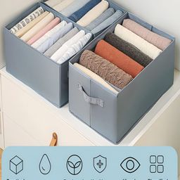 HOUSE OF QUIRK Grey Set of 3 Regular Drawer Organiser Organisers image 2