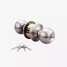 Dorset 60 mm Nickel SS Finish Door Knob Lock PRTO SM-image-34