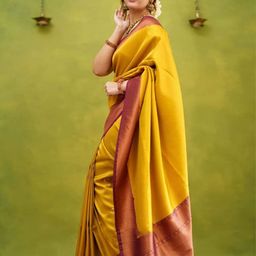 Areca Designer Woven Design Zari Pure Silk Banarasi Saree-image-57