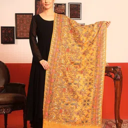Pashmoda Paisley Embroidered Shawl-picture-21