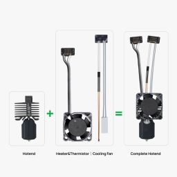 Official Bambu Lab Hotend Assembly Kit with 0.4mm Hardened Steel Nozzle P1P & P1S Hotend Assembly Kit For Carbon Fiber & Glow Filaments - RS8489 Official Bambu Lab Hotend Assembly Kit with 0.4mm Hardened Steel Nozzle P1P & P1S Hotend Assembly Kit For Carbon Fiber & Glow Filaments - RS8489-6