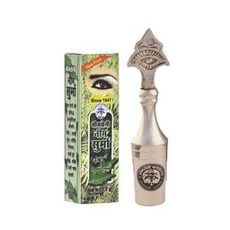 Bhimseni Karyalay Brass Surmedani Eye Symbol Kajal Kohl Holder With Neem Surma - 3 g-35