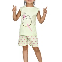 Smuktar garments Girls Green Clothing Set-image-23