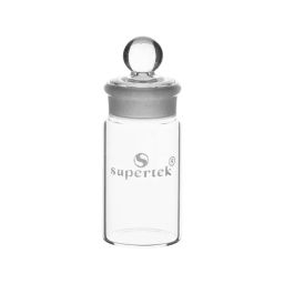 Supertek 25 ml Borosilicate Glass 3.3 Weighing Bottle Tall Form, 12.140.3060 (Pack of 10) image 2