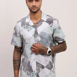 SHOWOFF Men Comfort Opaque Printed Casual Shirt-image-66