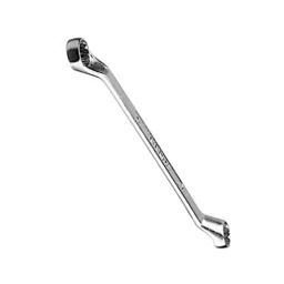 B K Jagan & Co Combination Ring Spanner Chrome Vanadium Steel Open End Polished 13 X 14 mm image 2