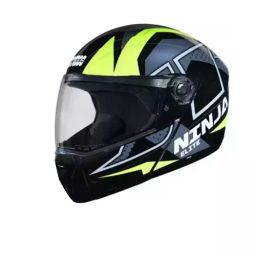 Studds NINJA ELITE SUPER D6 DECOR Black (540 mm) X Small Full Face Flip-Up Helmet, BLACK N5-image-80