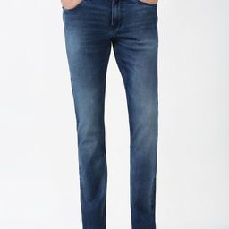 Peter England Casuals Men Slim Fit Mid Rise Light Fade Jeans-picture-34