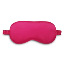 Jenna Silk Plain Sleeping Eye Mask - Rose Pink-image-91