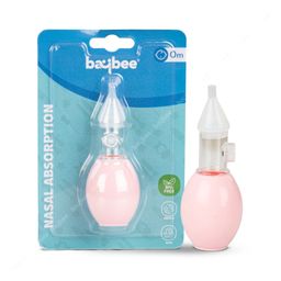 Baybee Silicone Nasal Aspirator & Nose Cleaner BPA Free Cleanable and Reusable - Pink-27
