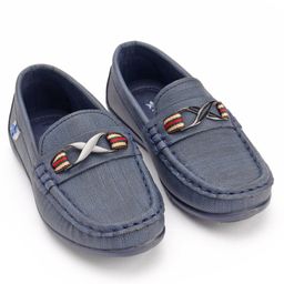 Cute Walk by Babyhug Formal Shoes - Navy Blue-picture-40