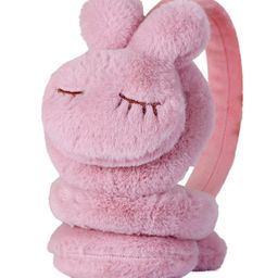 SYGA Children's Cute Korean pink Rabbit Style Winter Cold Protection Soft Earmuffs Free Size-image-99