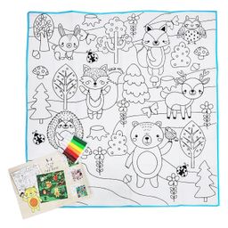 Muren Water Coloring Mat Doodle Mat with 6 Water Pen (Color May Vary)-22