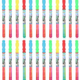 Aditi Toys Bubble Solution Colorful Bubble Blaster Long Stick With Wand Set 24Pcs For Kids - Boys And Girls Outdoor & Indoor Activities Bis Approved (24 Colorful Wands)-18