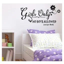 Wallstick Girls only Quotes wallstickers-picture-8