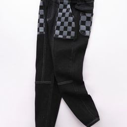 Kookie Kids Full Length Denim Jeans - Black-image-66