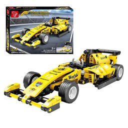 Sanjary Speed Racing Champioons 2 in 1 Pull Back Toy Building Kit 230pcs color design may vary-10