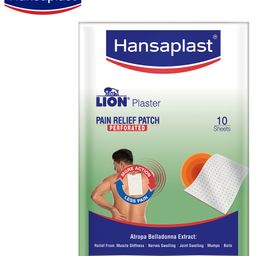 Hansaplast Ayurvedic Lion Belladonna Plaster For Pain Relief - 10 Sheet-24