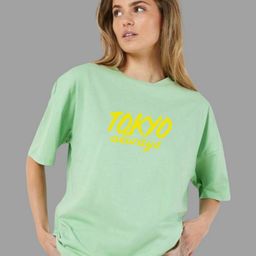 Metronaut Women Printed Drop-Shoulder Sleeves Applique T-shirt-image-83