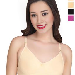 Liigne Women Solid Full Coverage Regular Bra-picture-18